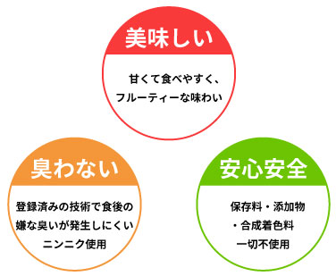 美味しい臭わない安心安全