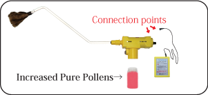 New pollen duster